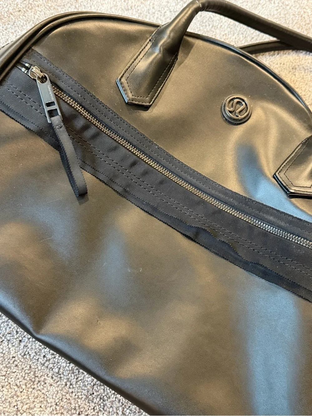 Black Lululemon Gym bag